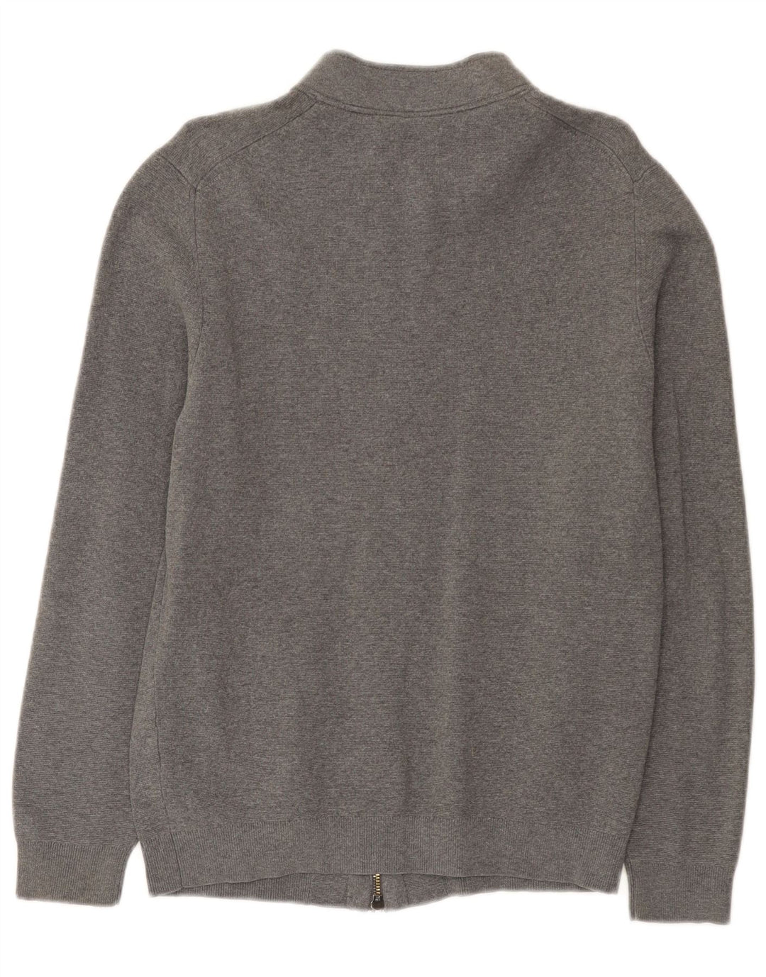 Massimo Dutti Womens Cardigan Sweater UK 16 Large Grey