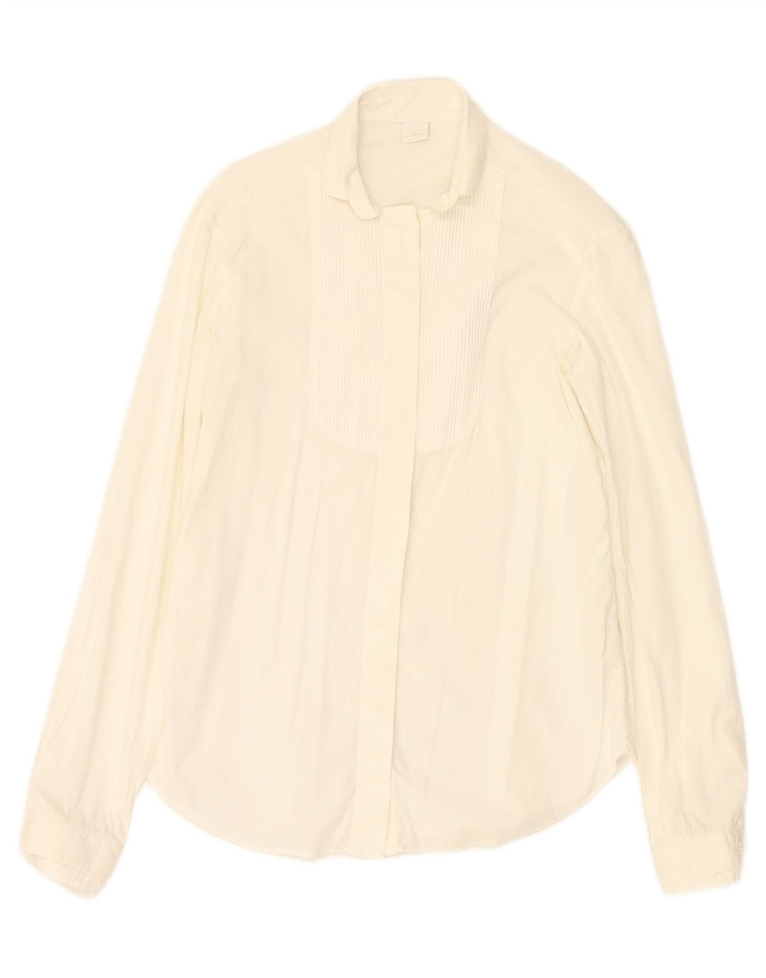 FAY Womens Shirt Blouse UK 10 Small Off White Cotton Vintage Fay and Second-Hand Fay from Messina Hembry 