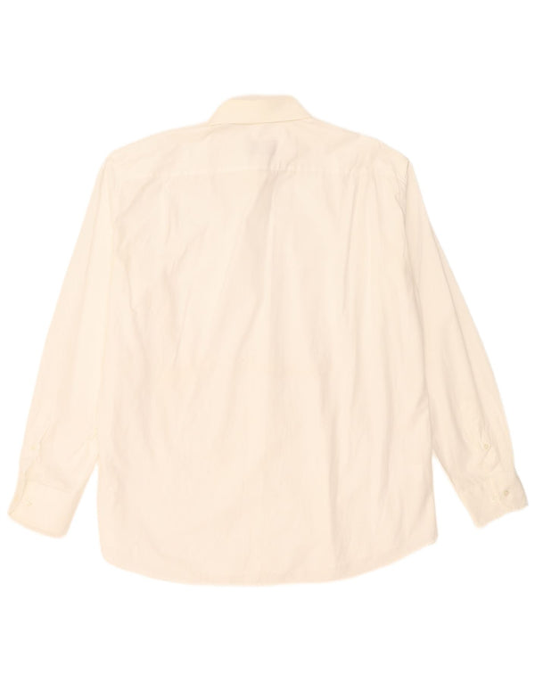 Hugo Boss Mens Shirt Size 44 17 1/2 XL White