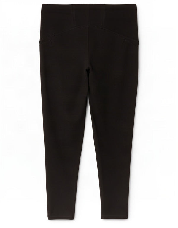 Marks & Spencer Legging court pour femme UK 16 Large Noir Viscose