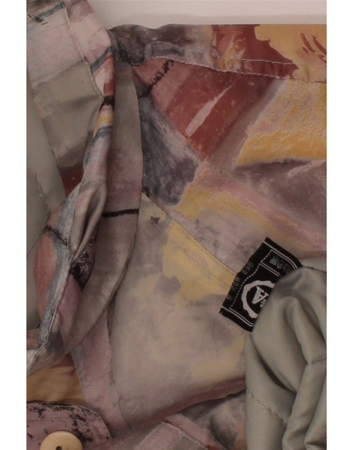 C & A Womens Abstract Pattern Windbreaker Coat UK 18 XL Multicoloured Vintage C & A and Second-Hand C & A from Messina Hembry 