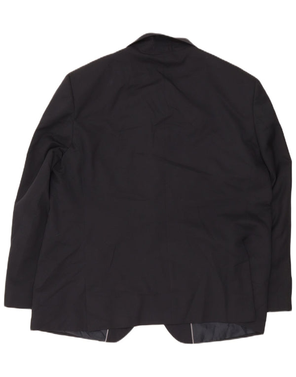 Marks & Spencer Veste blazer à 2 boutons pour homme UK 48 4XL Bleu marine Polyester
