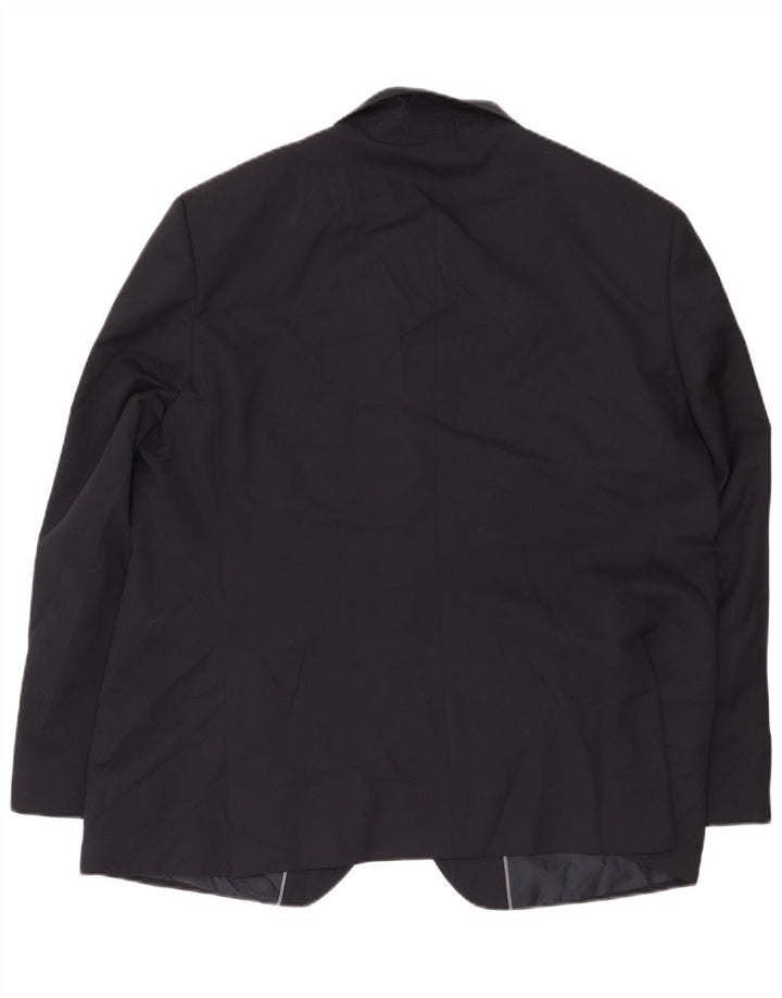 Marks & Spencer Veste blazer à 2 boutons pour homme UK 48 4XL Bleu marine Polyester