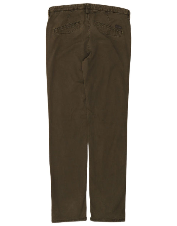 Hugo Boss Herre Slim Chino Bukser IT 48 Medium W32 L32 Khaki Bomuld