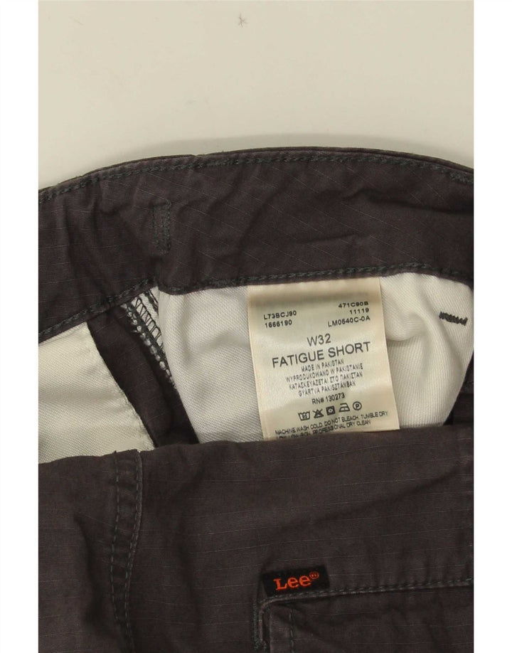 Lee Mens Cargo Shorts W32 Medium Grey Cotton