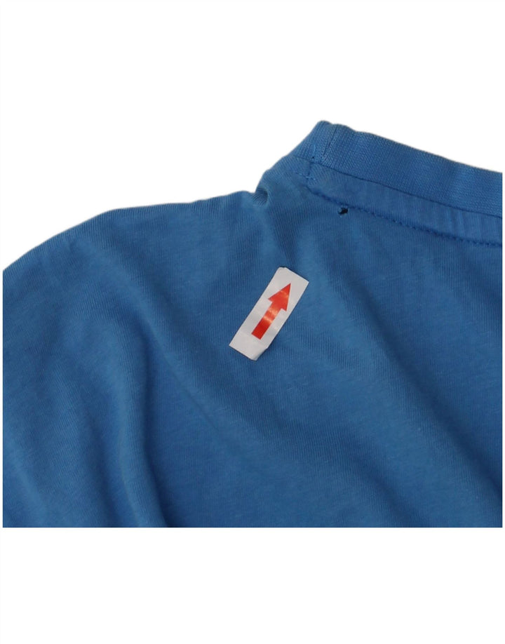 Puma Mens Graphic T-Shirt Top 2XL Blue