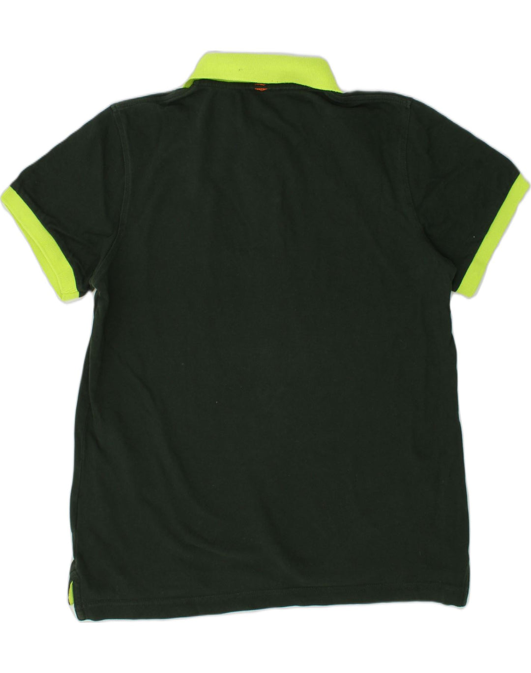 SUN68 Boys Polo Shirt 9-10 Years Green Cotton | Vintage Sun68 | Thrift | Second-Hand Sun68 | Used Clothing | Messina Hembry 