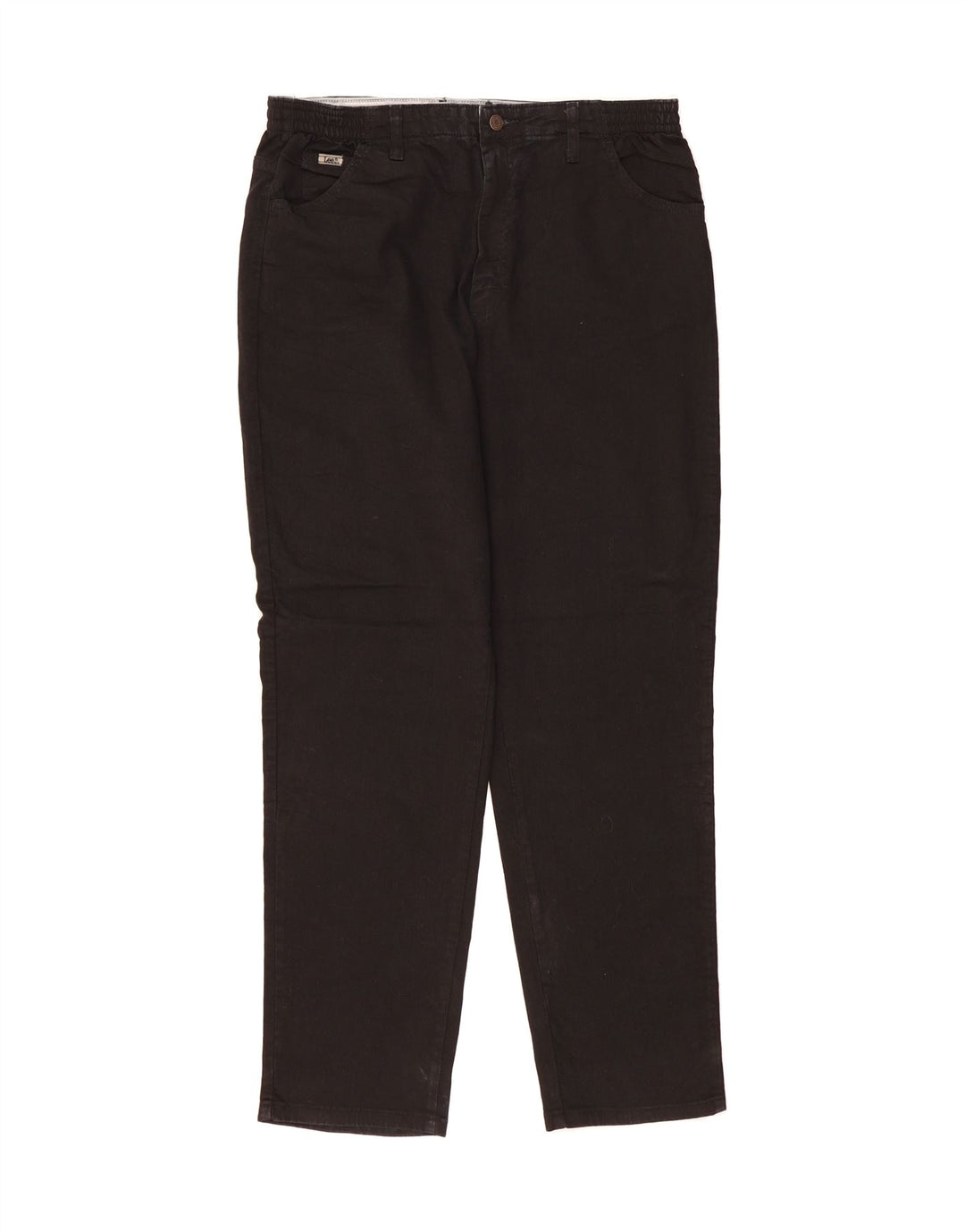 LEE Womens Relaxed Fit Straight Jeans W36 L31 Black Vintage Lee and Second-Hand Lee from Messina Hembry 