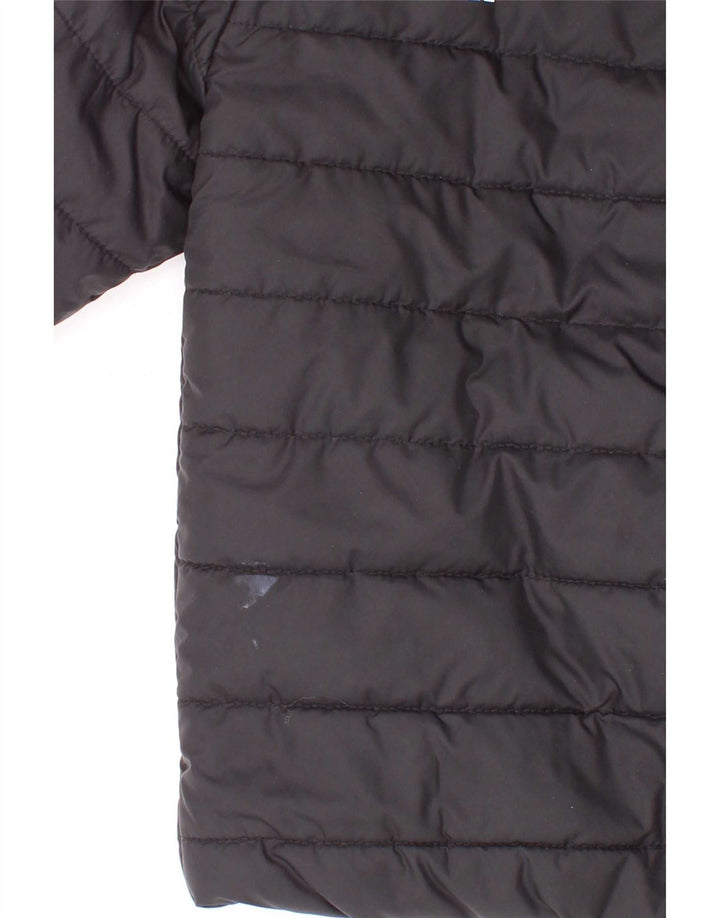 Puma Jungen wattierte Jacke mit Kapuze, 5–6 Jahre, schwarzes Polyester