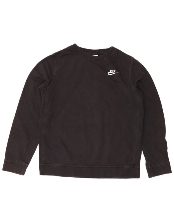 Felpa Nike Ragazzo Maglione 13-14 Anni XL Cotone Nero Sport