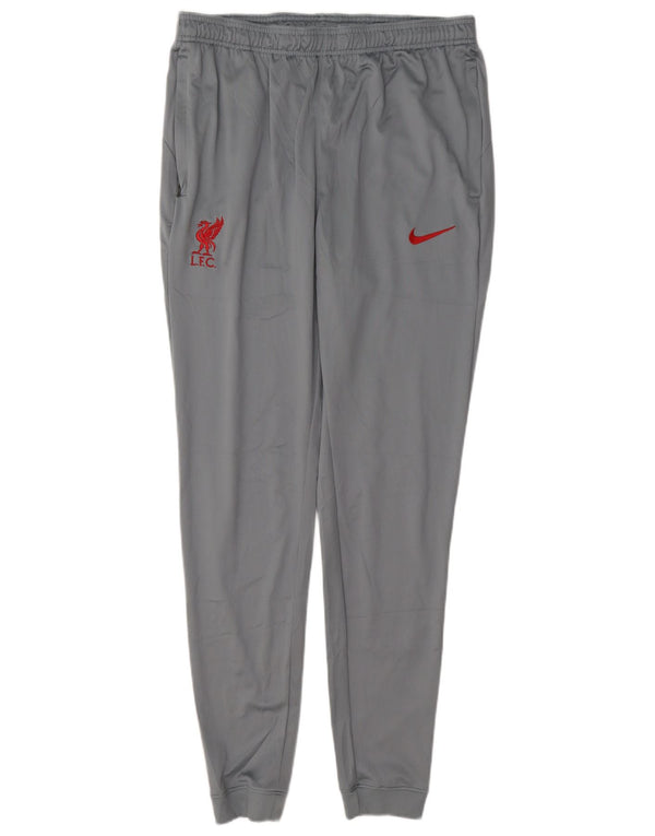 Nike Herre Liverpool Slim Fit Træningsdragt Bukser Joggers Large Grå
