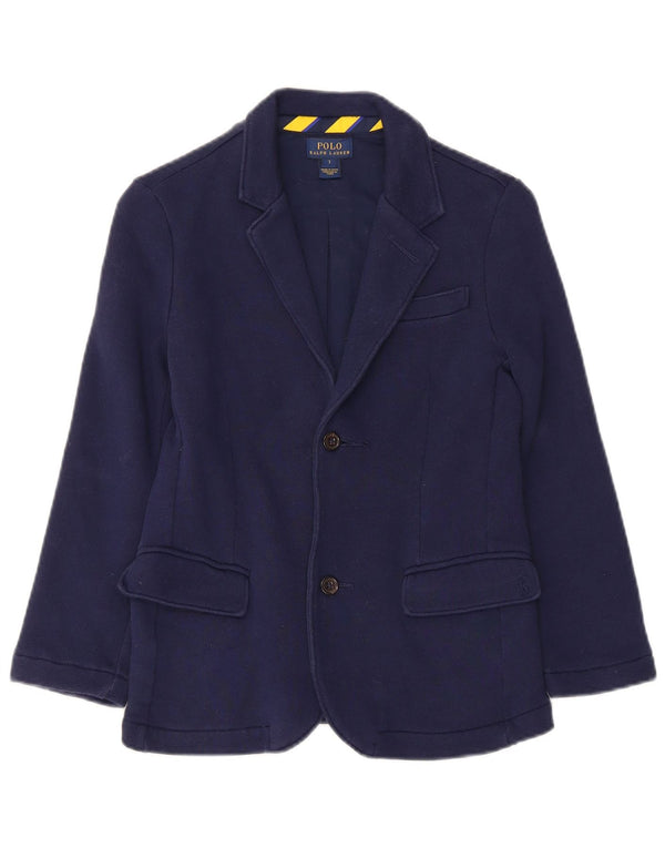 Polo Ralph Lauren Giacca blazer a 2 bottoni da ragazzo 6-7 anni in cotone blu navy