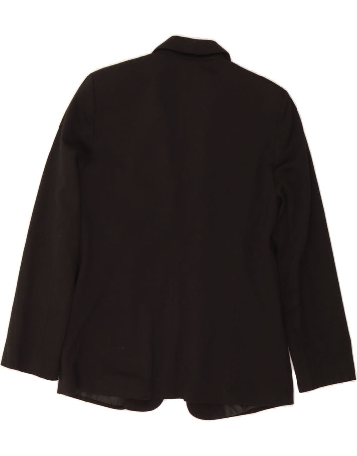 OASIS Womens Open Blazer Jacket UK 10 Small Black Polyester Vintage Oasis and Second-Hand Oasis from Messina Hembry 