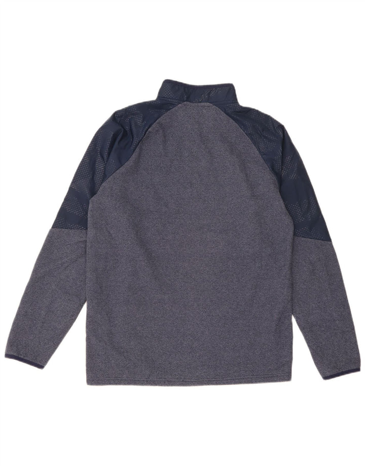 Under Armour Mens Cold Gear Sweatshirt Jumper Small Navy Blue Colourblock