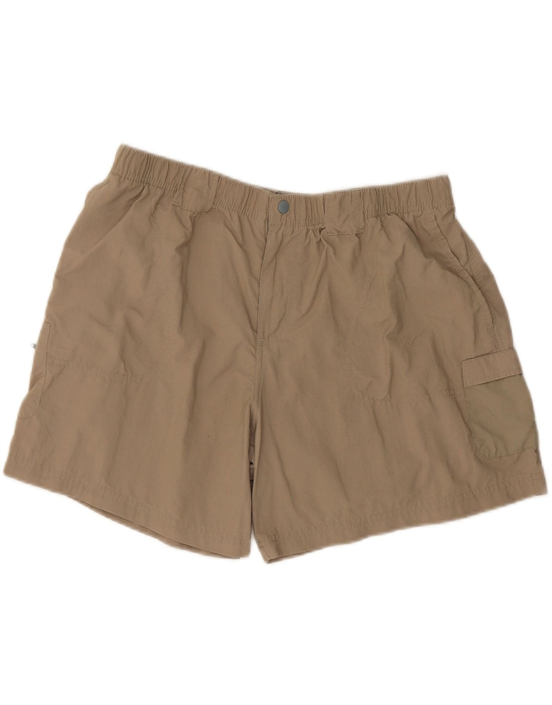 COLUMBIA Womens Cargo Shorts W36 XL Beige Nylon Vintage Columbia and Second-Hand Columbia from Messina Hembry 