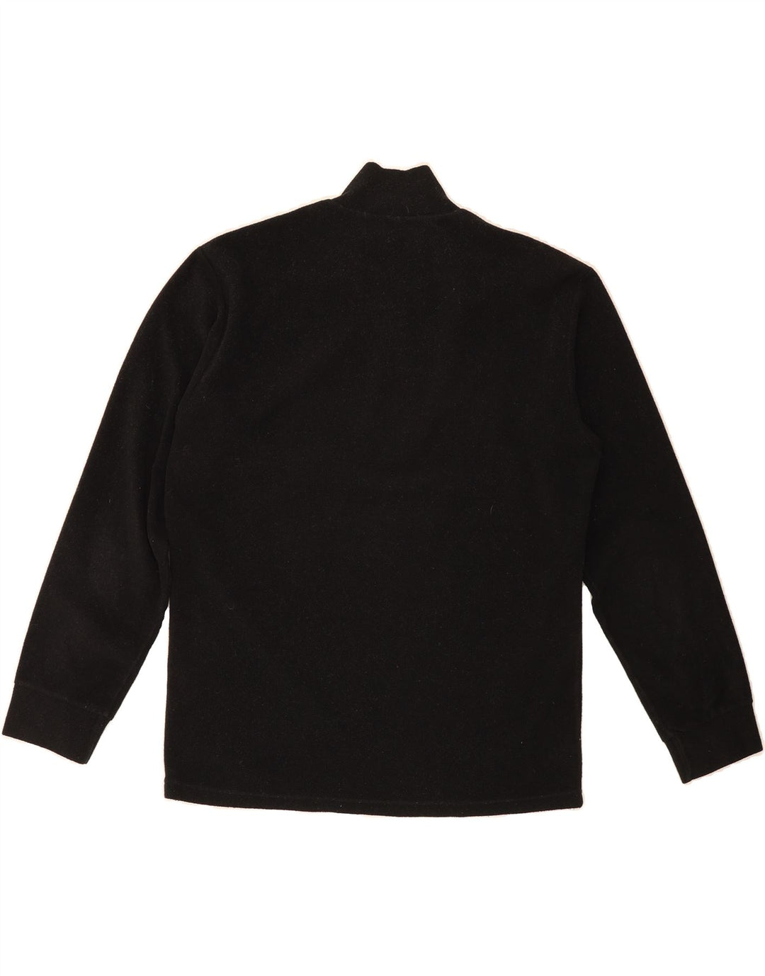 FILA Mens Zip Neck Fleece Jumper Medium Black Vintage Fila and Second-Hand Fila from Messina Hembry 