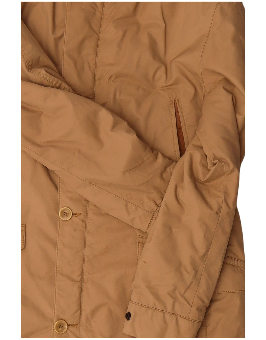TRUSSARDI Mens Padded Coat IT 48 Medium Beige