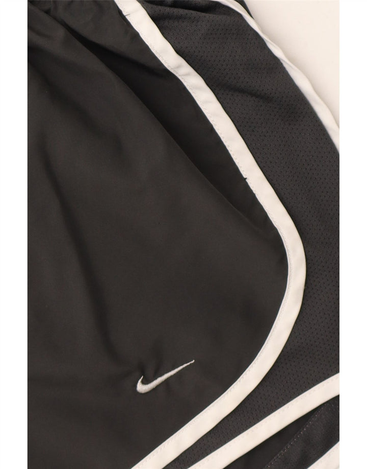 NIKE Womens Sport Shorts UK 12 Medium Grey Polyester Vintage Nike and Second-Hand Nike from Messina Hembry 