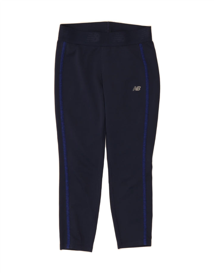 NEW BALANCE Womens Tracksuit Trousers UK 12 Medium  Navy Blue Polyester Vintage New Balance and Second-Hand New Balance from Messina Hembry 