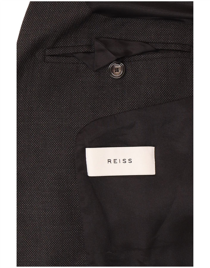 Reiss Herre 1 Knap Blazer Jacket UK 36 Small Grey