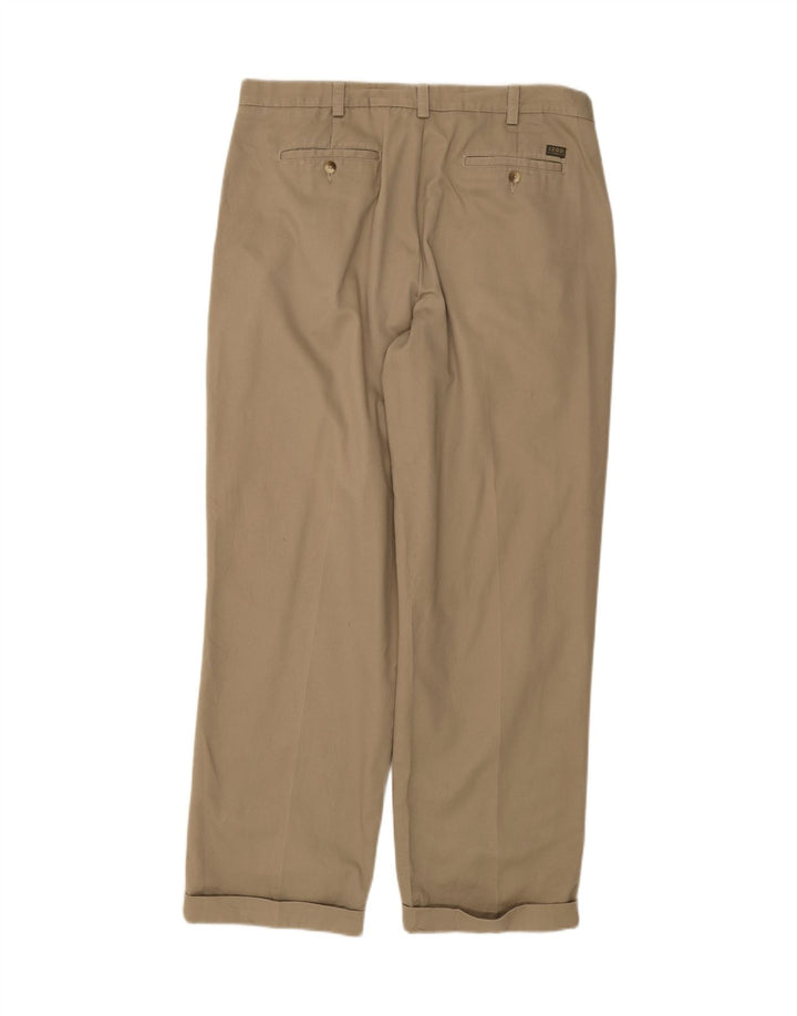 IZOD Mens Pegged Chino Trousers W38 L32 Beige Cotton Vintage Izod and Second-Hand Izod from Messina Hembry 