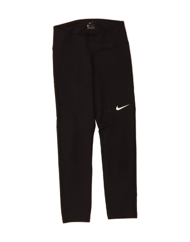 NIKE Womens Dri Fit Leggings UK 6 XS  Black Polyester Vintage Nike and Second-Hand Nike from Messina Hembry 