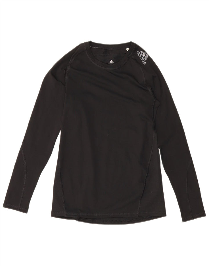 Adidas Boys Climacool Top Langærmet 13-14 År Sort Polyester