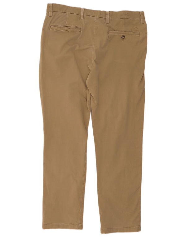 Dockers Mens Slim Fit Chino Trousers W38 L32 Beige Cotton
