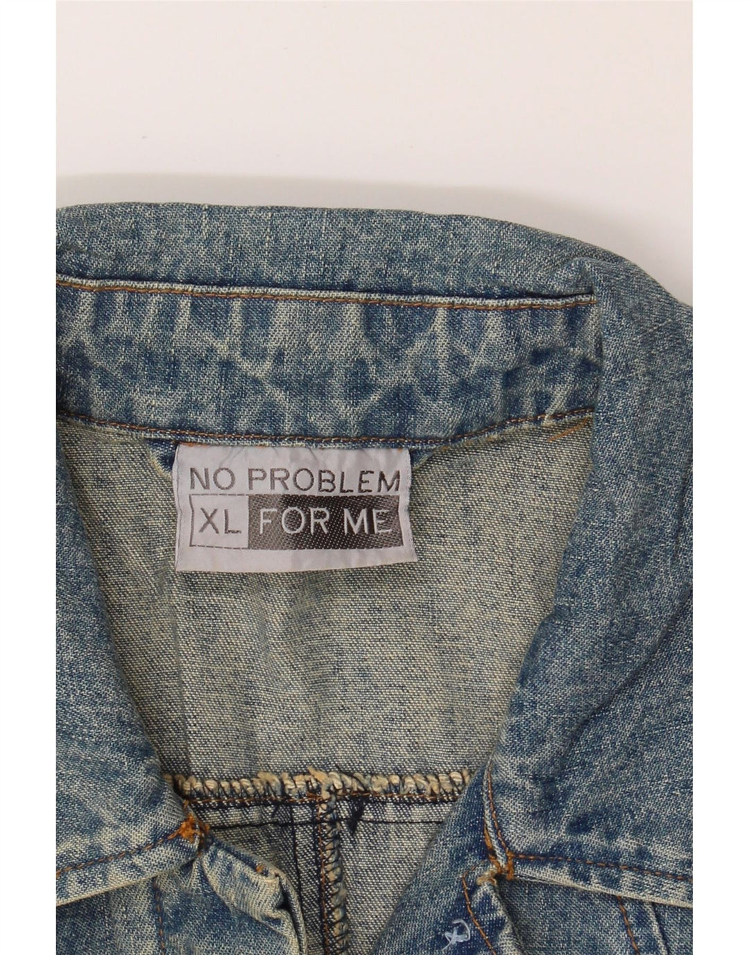 VINTAGE Womens Denim Jacket UK 18 XL Blue Vintage Vintage and Second-Hand Vintage from Messina Hembry 
