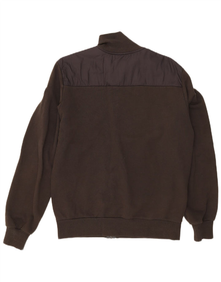 Colmar Mens Tracksuit Top Jacket Large Khaki Colourblock Cotton
