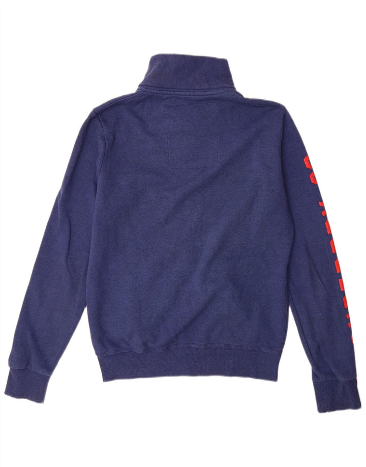 Superdry Grafisk træningsdragt topjakke til mænd Medium marineblå bomuld