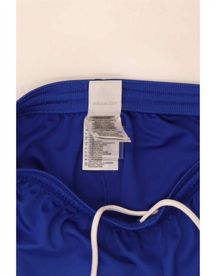 Adidas Mens Climalite Sport Shorts Medium Blue Polyester