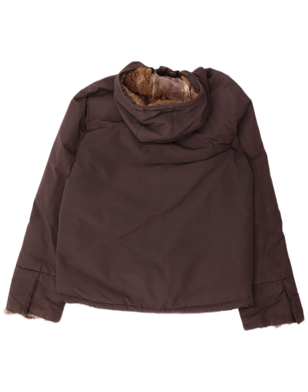 Woolrich Γυναικείο μπουφάν με κουκούλα UK 16 Large Brown