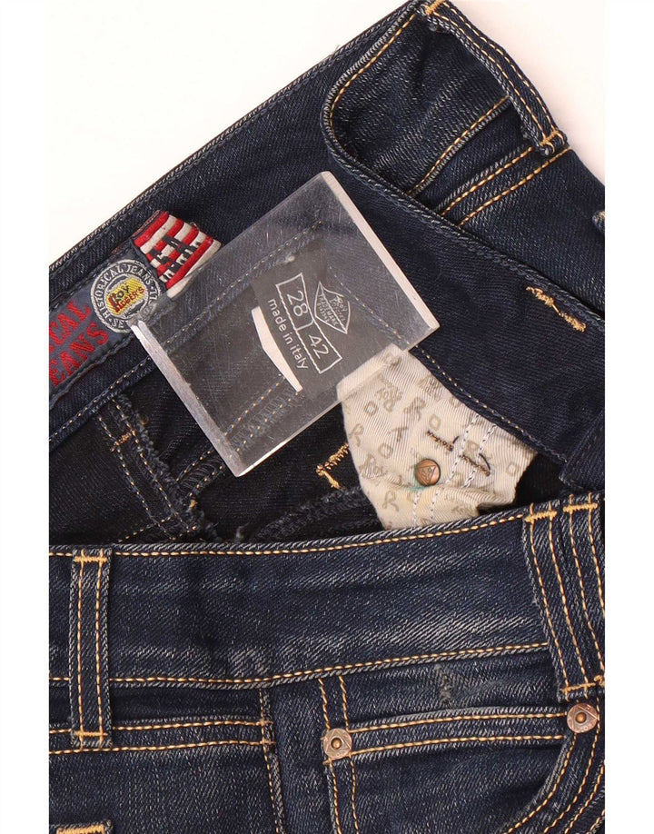 Roy Rogers Womens Slim Jeans IT 42 Medium W28 L28 Blue