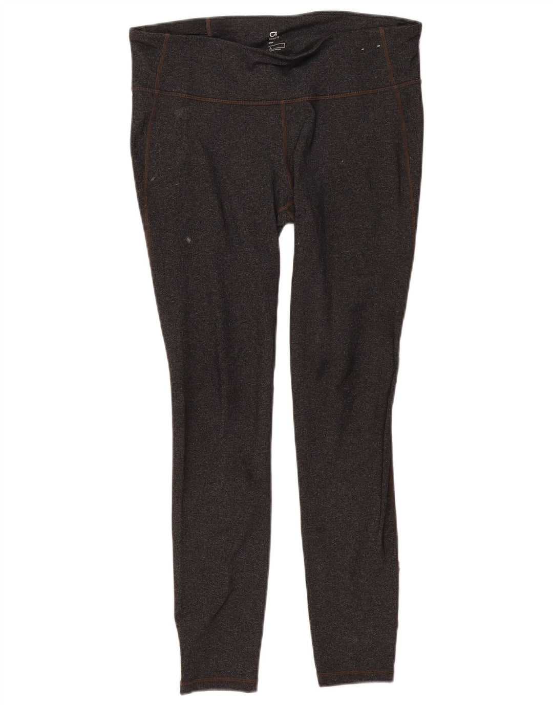 Gap Womens Leggings UK 14 Large  Grey Flecked Nylon