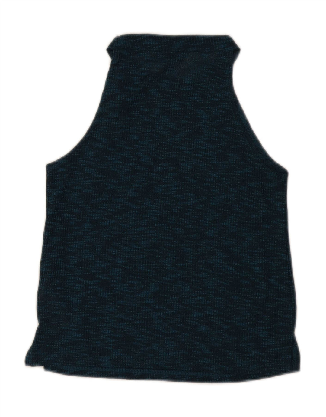 TOPSHOP Womens Vest Top UK 8 Small  Green Flecked Polyester Vintage Topshop and Second-Hand Topshop from Messina Hembry 