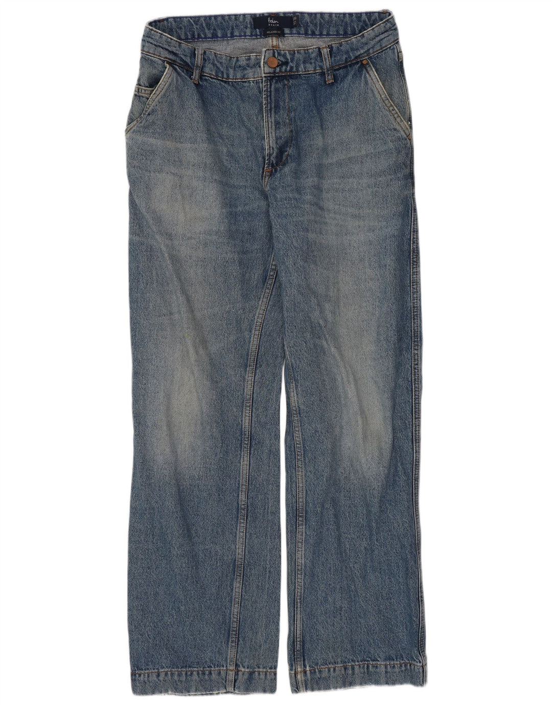 Boden Womens Loose Jeans W32 L29 Blue Cotton