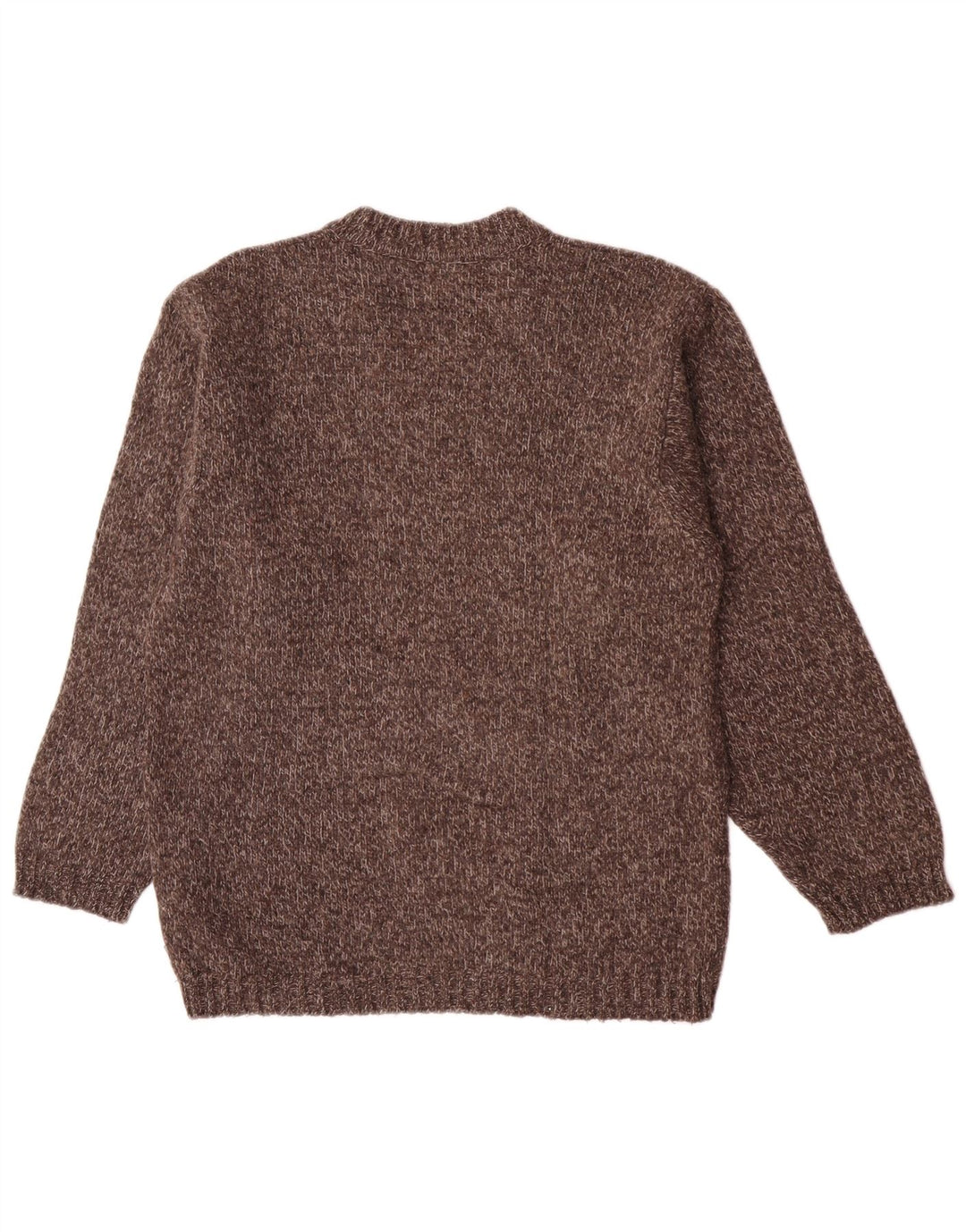 Calvin Klein Mens V-Neck Jumper Sweater Medium Brown