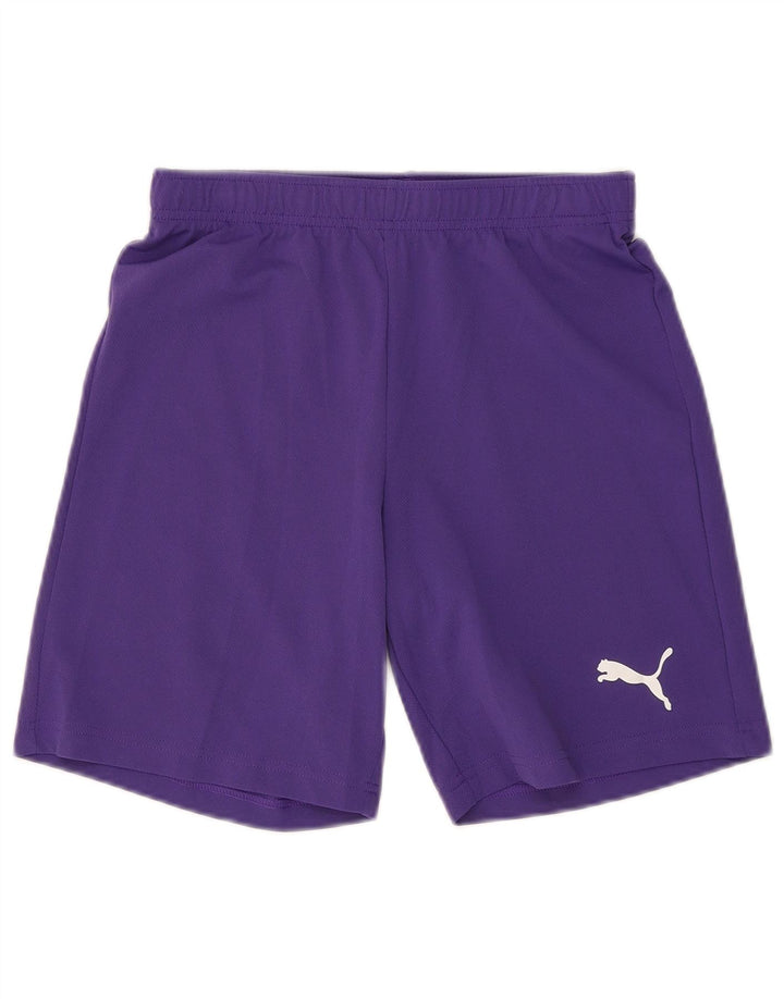 Pantaloncini sportivi da uomo Puma piccoli viola in poliestere
