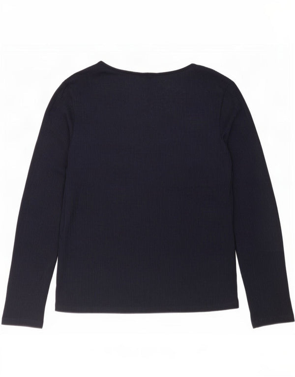 Bluză cu mânecă lungă pentru femei Marks & Spencer UK 16 mare bleumarin