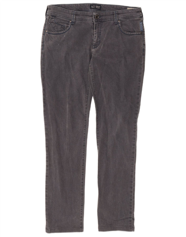 ARMANI Womens Slim Jeans W30 L29  Grey