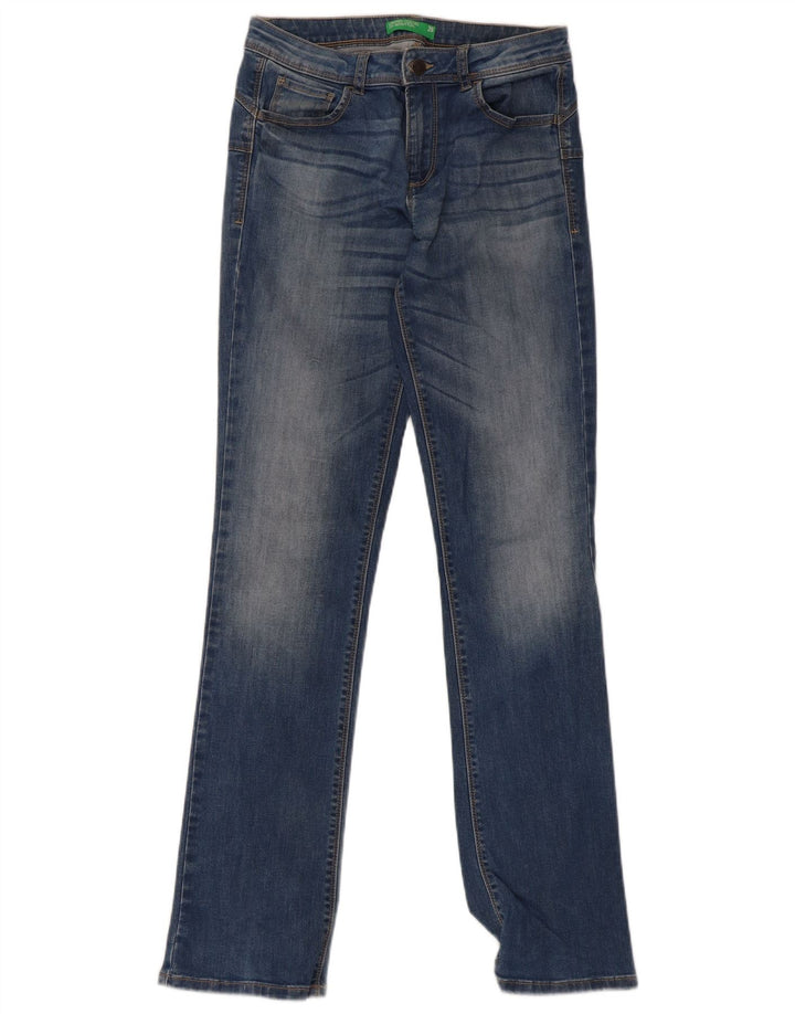 Jeans slim da donna Benetton W28 L32 Blu