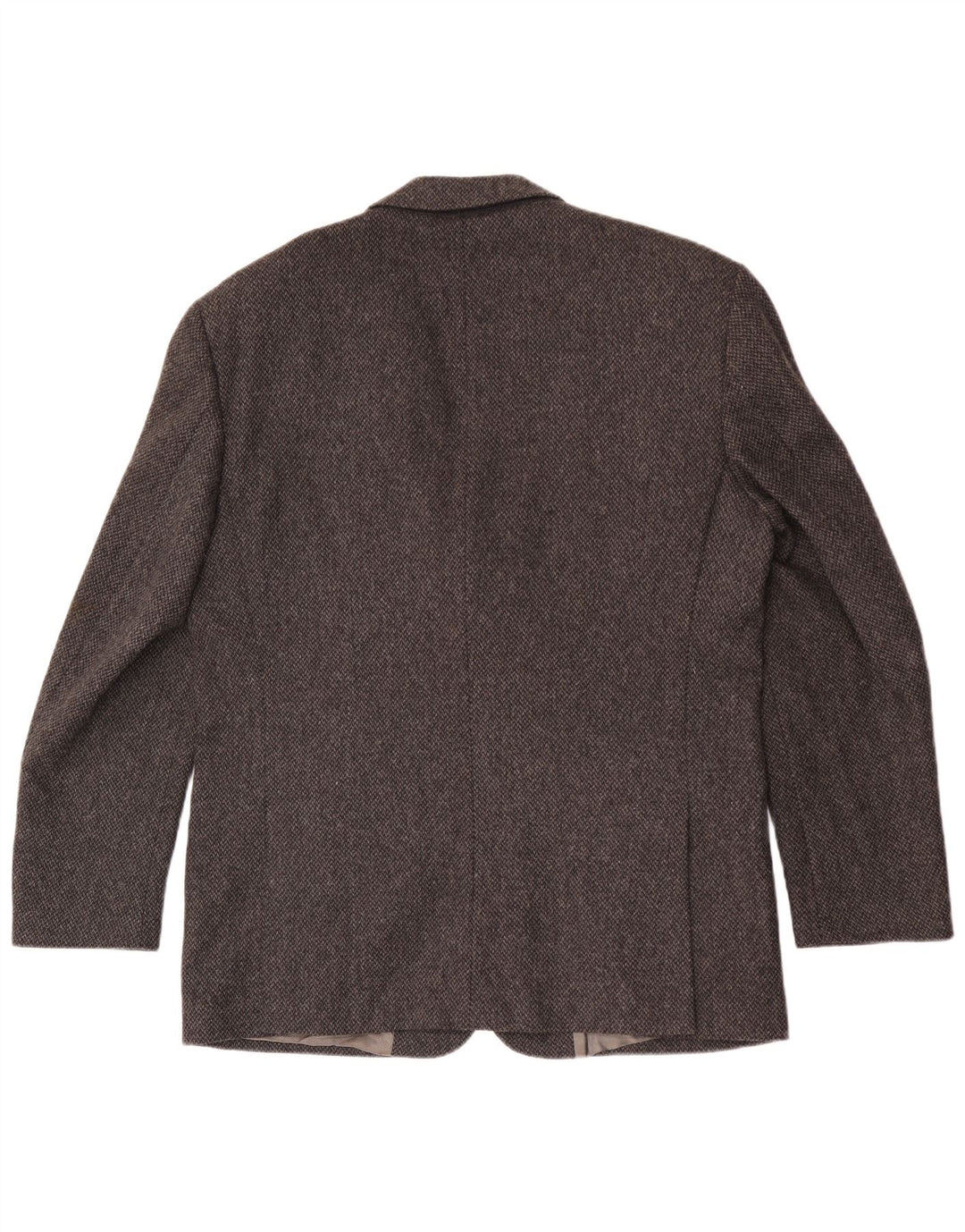 Stefanel Chaqueta tipo blazer de 3 botones para hombre IT 52 XL Lana gris