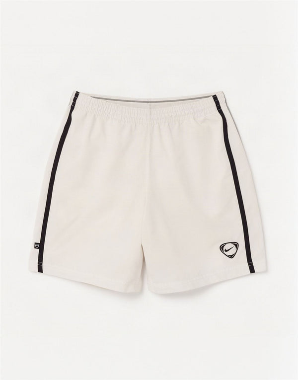 Nike Mens Sport Shorts UK 31/33 Medium White Polyester