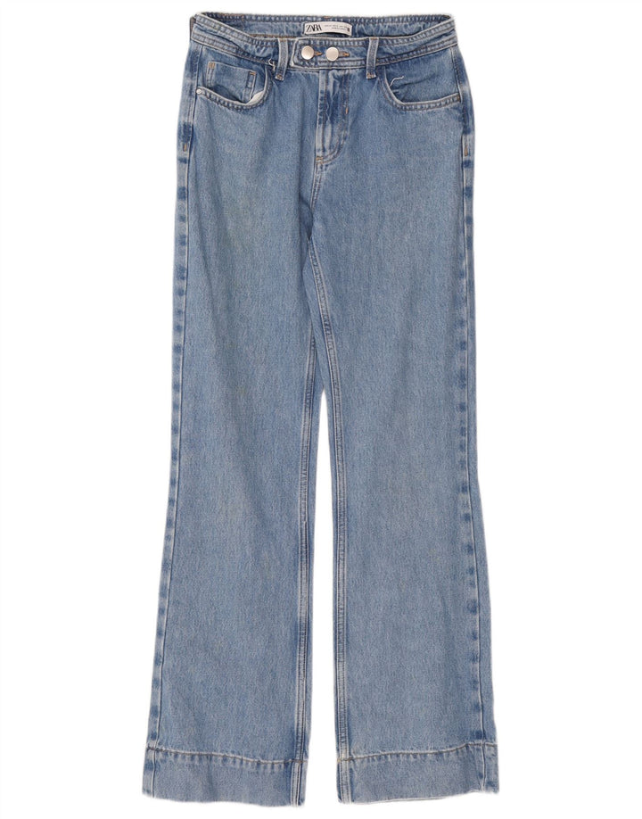 Zara Womens Bootcut Jeans EU 34 2XS W24 L31 Blue