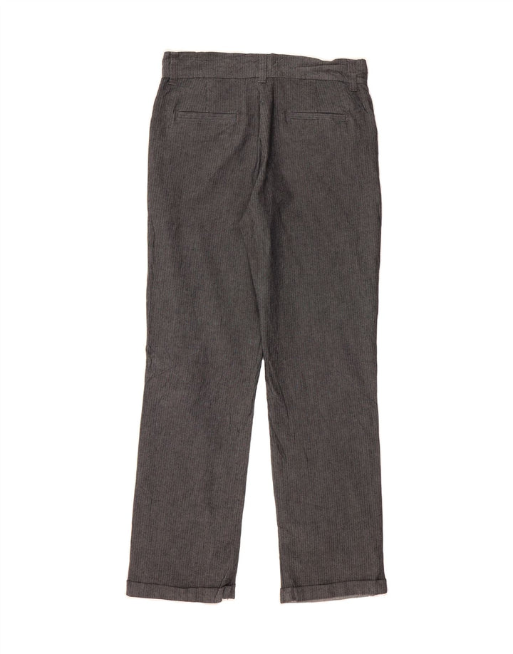 LEE Womens Riders Casual Trousers US 8 Medium W30 L30 Grey Herringbone Vintage Lee and Second-Hand Lee from Messina Hembry 