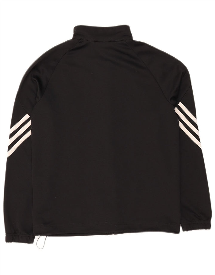 Kurtka dresowa Adidas Dziewczęca Top 9-10 Lat Czarny Poliester