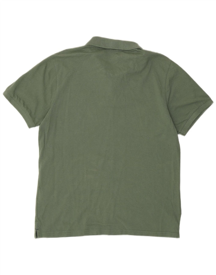 North Sails Mens Polo Shirt Medium Green Cotton