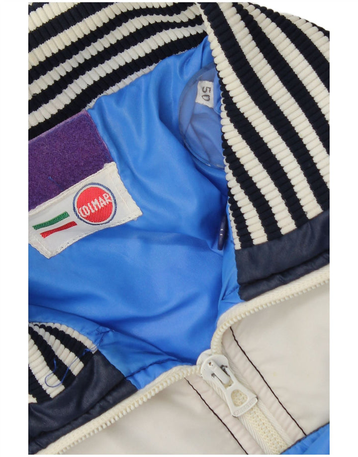 Giacca imbottita da uomo Colmar IT 50 Nylon color block blu medio