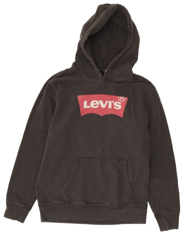 Levi's Standard grafisk hættetrøje til mænd mellem sort bomuld